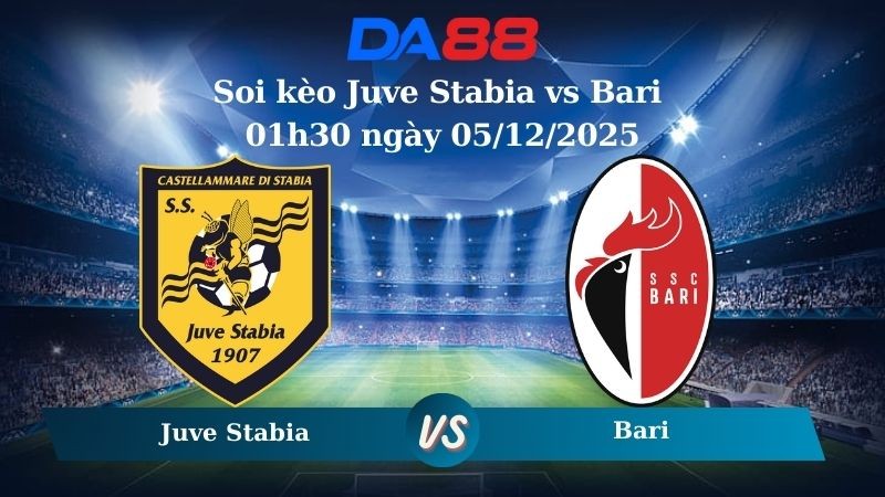 DA88 Nhận định soi kèo Juve Stabia vs Bari 01h30 ngày 05/12/2025 – Serie B