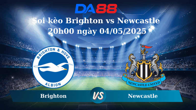 DA88 Nhận định soi kèo Brighton vs Newcastle 20h00 ngày 04/05/2025 – Ngoại hạng Anh