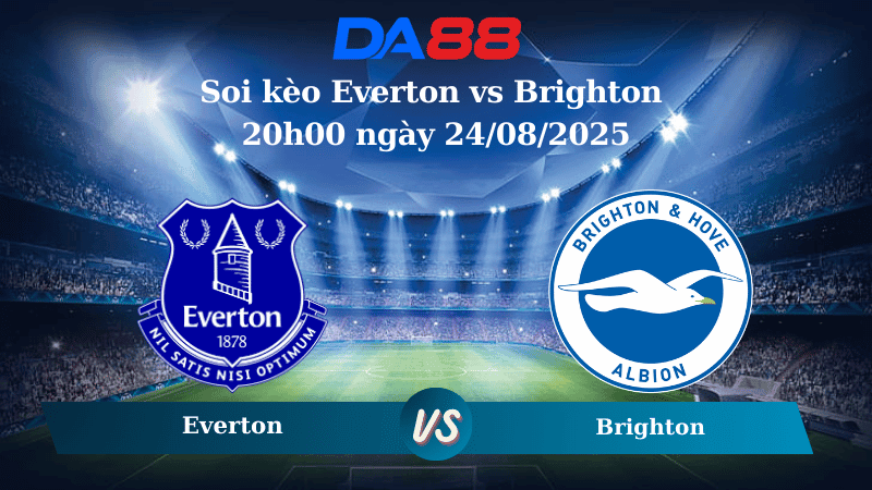 DA88 Nhận định soi kèo Everton vs Brighton 20h00 ngày 24/08/2025 – Ngoại Hạng Anh