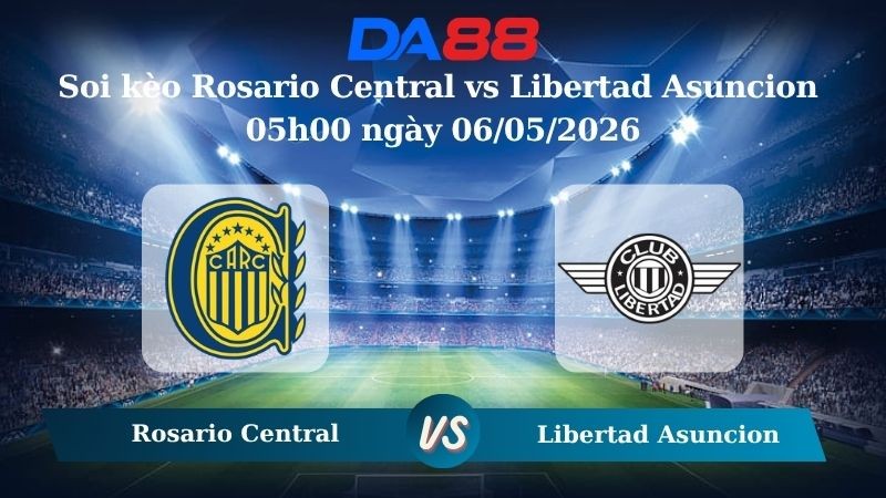 DA88 Nhận định soi kèo Rosario Central vs Libertad Asuncion 05h00 ngày 06/05/2026 – Copa Libertadores