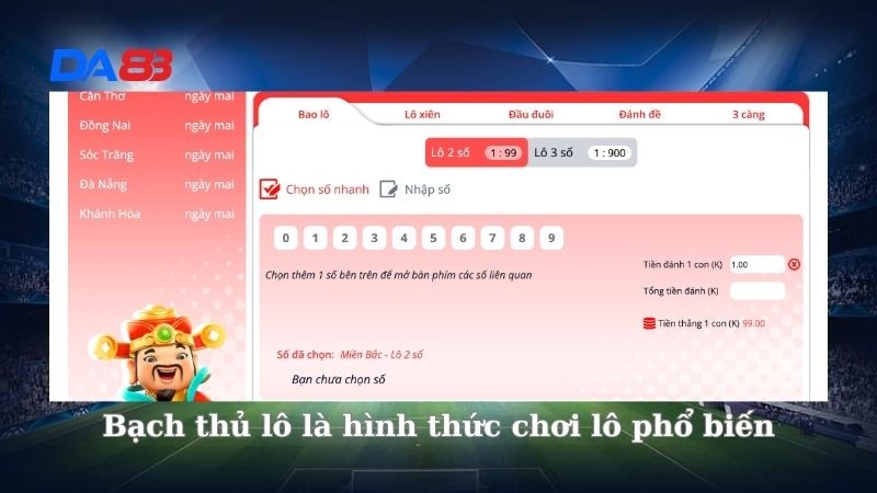 DA88 Bạch thủ lô là gì? Những phương pháp chơi bạch thủ lô hiệu quả