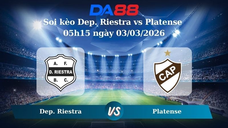 DA88 Nhận định soi kèo Dep. Riestra vs Platense 05h15 ngày 03/03/2026 – VĐQG Argentina