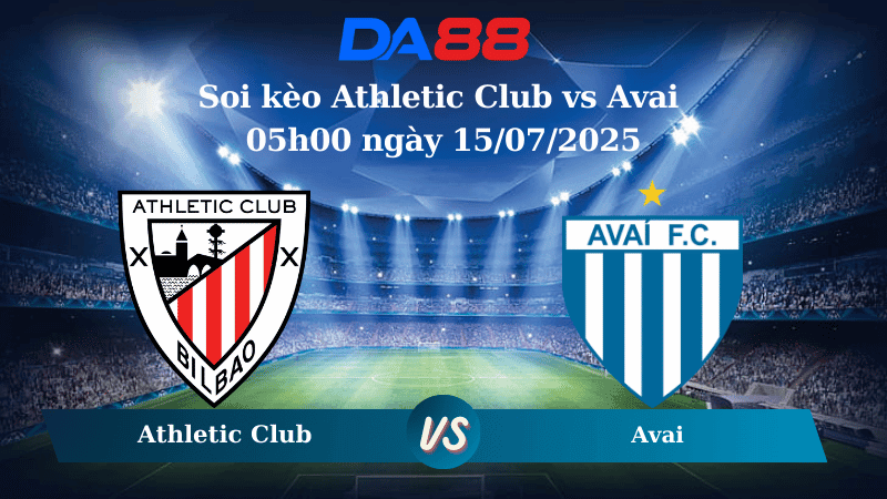 DA88 Nhận định soi kèo Athletic Club vs Avai 05h00 ngày 15/07/2025 - Hạng 2 Brazil